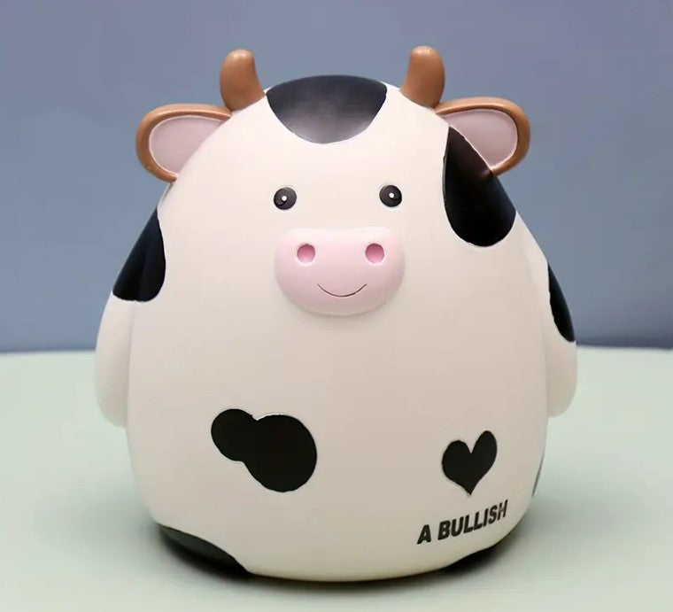 1pc Adorable Cow-Shaped Penny Bank