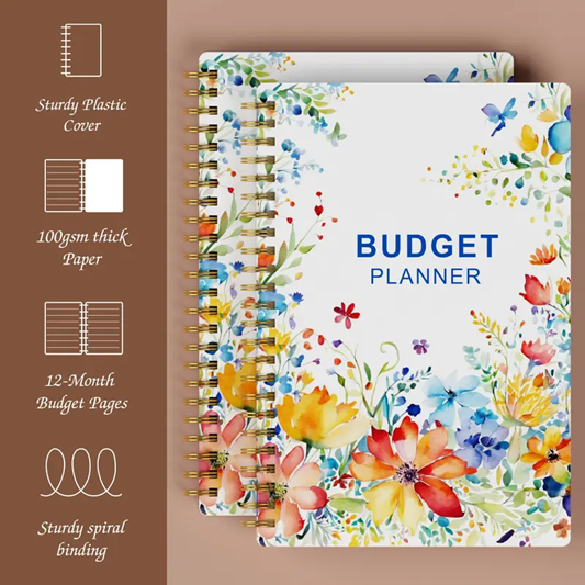 1pc Budget Planner - Monthly Finance Organizer With Expense Tracker Notebook To Manage Your Money Effectively